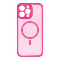FULL MATTE MAG COVER case compatible with MagSafe for IPHONE 16 Pro Max in pink