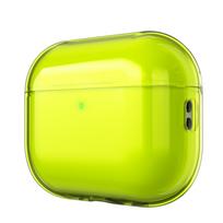 KeyBudz Jelly Series Clear Case for AirPods Pro (3rd Generation) - Neon Yellow