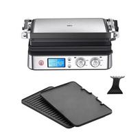 Multifunkcinis grilis - BRAUN - Multi Grill 9 - 2000 W - 3 šildymo padėtys - Juoda / Plienas