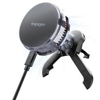 Spigen Essential Qi 2.2 25W Wireless MagSafe car mount charger - Black - ACP10511