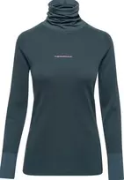 Termo marškinėliai Thermowave mot. Merino Xtreme ilgom rankovėm aukštu kaklu pilki - m