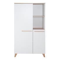 Vaikiška spinta baltos spalvos iš ąžuolo 52x180x180 cm Léon – Roba