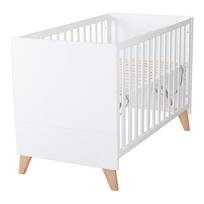 Vaikiška lovelė baltos spalvos 60x120 cm Léon – Roba