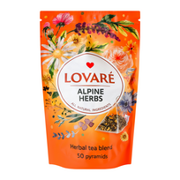 LOVARE Alpine herbs žolelių arbata 50 piramidžių