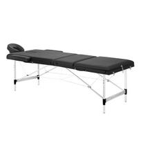 Sulankstomas aliuminis masažo stalas BALANCE 3 Black