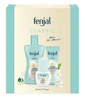 Kūno priežiūros rinkinys Fenjal Classic Set: dušo kremas, 200 ml, rutulinis dezodorantas 48h, 50 ml + rankų kremas, 75 ml
