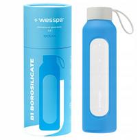 Wessper B1 borosilikatinis 500 ml „Ocean“ stiklinis butelis