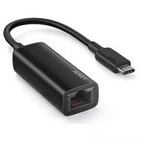 Aukey Ethernet Adapter CB-A30 Aluminium Gigabit 10/100/1000Mbps RJ45 | 1Gb/s | USB 3.0 Typ C | diody LED CB-A30