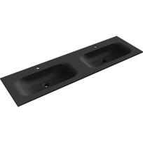 Dvigubas praustuvas Mexen Vela, 161 x 46,5 cm, Black matt