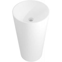Konglomerato laisvai pastatomas praustuvas Mexen Onyx-03, 45 x 45 cm, White matt