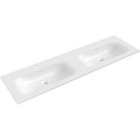 Dvigubas praustuvas Mexen Vela, 161 x 46,5 cm, White glossy