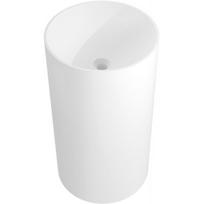 Konglomerato laisvai pastatomas praustuvas Mexen Ajax-01, 45 x 45 cm, White matt