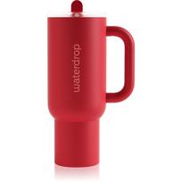 Waterdrop Explorer Tumbler nerūdijančiojo plieno puodelis su šiaudeliu (ribotas leidimas) Deep Red 1100 ml