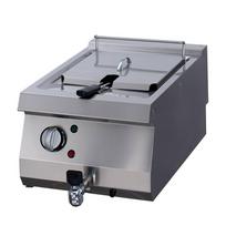 Didelio galingumo keptuvė - 1 x 12 l - elektrinė - su išleidimo čiaupu - 70 cm gylio