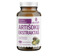 Artišokų ekstraktas ECOSH, 60 kaps. (-46% perkant 2 vnt.)