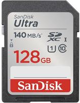 Sandisk memory card SDXC 128GB Ultra 140MB/s