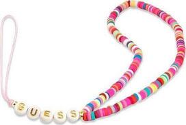 Dirželis telefonui GUESS Heishi Beads, daugiaspalvis rožinis