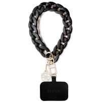 Telefono grandinėlė Guess Acrylic 4G Charm, Gold/Black