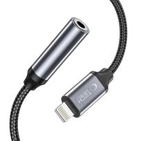 Tech-Protect UltraBoost Lightning / 3.5mm mini jack adapter - black