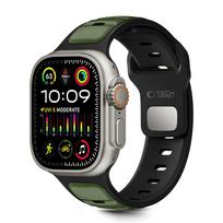 Tech-Protect IconBand Line Strap for Apple Watch 44 / 45 / 46 / 49 mm - Black and Green