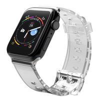 Silicone Strap Bracelet Bracelet Strap Light for Apple Watch 38 / 40 mm - Black