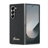 Guess 4G Glitter Script Case for Samsung Galaxy Z Fold 6 - Black