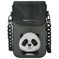 Nimmy Big Eyed Pet 2.0 Panda Phone Bag - Black