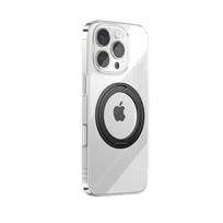 Joyroom JR-16JL6 iPhone 16 Pro Max Ultra-Thin MagSafe Compatible Case with 360° Ring Stand - Black