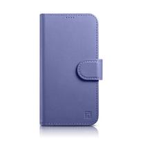 iCarer Wallet Case 2in1 Cover iPhone 14 Pro Anti-RFID Leather Flip Case Light Purple (WMI14220726