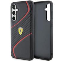 Ferrari Twist Metal Logo case for Samsung Galaxy S23 FE - black