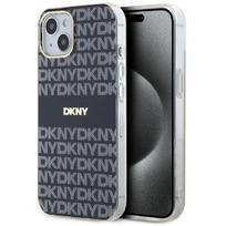 DKNY IML Mono & Stripe MagSafe Case for iPhone 15/14/13 - Black