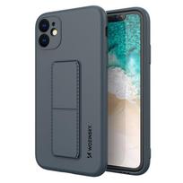 Wozinsky Kickstand Case silicone case with stand Samsung Galaxy A72 4G blue