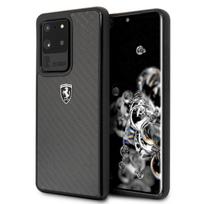 Ferrari Carbon Heritage Case for Samsung Galaxy S20 Ultra - Black