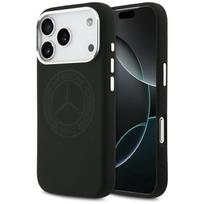 Mercedes Silicone Vintage Logo MagSafe Case for iPhone 17 Pro - Black