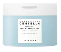 SKIN1004 Madagascar Centella Hyalu-Cica Jelly-Fit, drėkinantys ir raminantys odą veido diskeliai, 60 vnt.