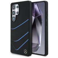 Mercedes Silicone Contrasted Curves MagSafe Case for Samsung Galaxy S25 Ultra - Black