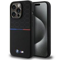 BMW M Silicone Pattern MagSafe case for iPhone 15 Pro - black