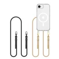 Tech-Protect FlexAir Chain MagSafe iPhone 16e Case - Black/Beige