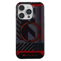 Audi IML Sport MagSafe Case iPhone 14 Pro 6.1" black/black hardcase AU-IMLMIP14P-RSQ/D2-BK