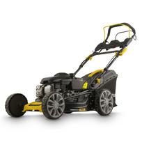 Powerplus POWXG60260 benzininė vejapjovė savaeigė žolės pjovimui 150cc 460mm elektrinis užvedimas 7 aukščio nustatymai
