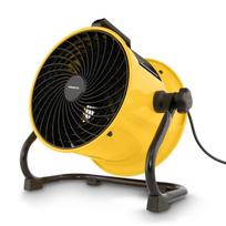 POWERPLUS POWX610 cilindrinis stalinis ventiliatorius darbo vietai dirbtuvėms ir patalpoms vėsinti 85W Ø250mm 3 greičiai 360° pasukimas 713m3/h