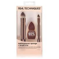 Real Techniques Makeupsaver makiažo priemonių rinkinys (2 vnt. šepetėlis + 1 vnt. makiažo kempinėlė) - 1 vnt.