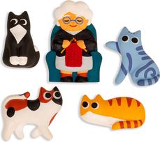 Kikkerland Cat Lady Magnets