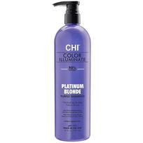 Farouk Systems Color Illuminate Platinum Blonde Purple Shampoo - violetinis šampūnas, 739 ml