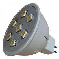 LED lemputė 1.4W, MR16, 7SMD LED, 2900-3000K, 210lm, 12V