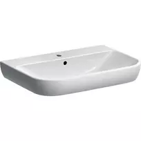 Geberit Smyle praustuvas 70x48 cm, su perpildymo anga, 1 skylė maišytuvui, baltas 500.248.01.1