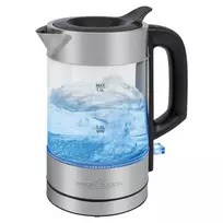 ProfiCook PC-WKS 1229 G elektrinis virdulys 1 L 1600 W Nerūdijančiojo plieno, Permatomas