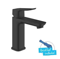 Grohe Dice – praustuvo maišytuvas su „Push-Open“ išleidimo komplektu, šaltas paleidimas, juodas matinis 1018362430