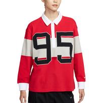 Nike Sportswear Laiski Preppy Ilgomis Rankovėmis Polo Marškinėliai Moterims Viršutiniai Drabužiai HV4034-657 S
