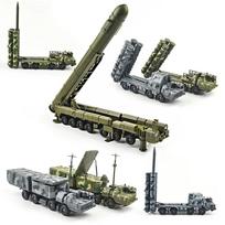 1/72 4D surinkimo karinės S-300 balistinės raketinės sistemos SA-10 Grumble RT-2PM Topol metalo modelių sunkvežimio modelių konstravimo žaislų rinkinys